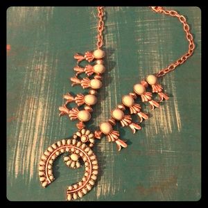 Squash Blossom Fashion Necklace